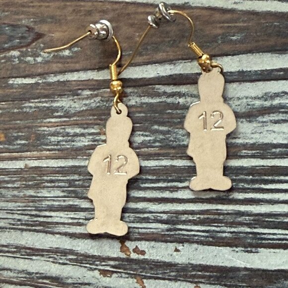 Holiday Earrings - Drummers Drumming - 12 Days of Christmas #12 - Picture 3 of 4